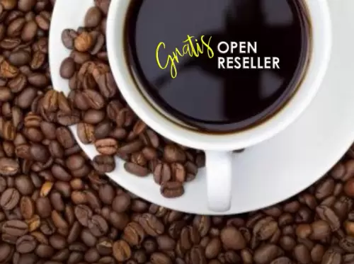 Ilustrasi affiliasi bisnis kopi