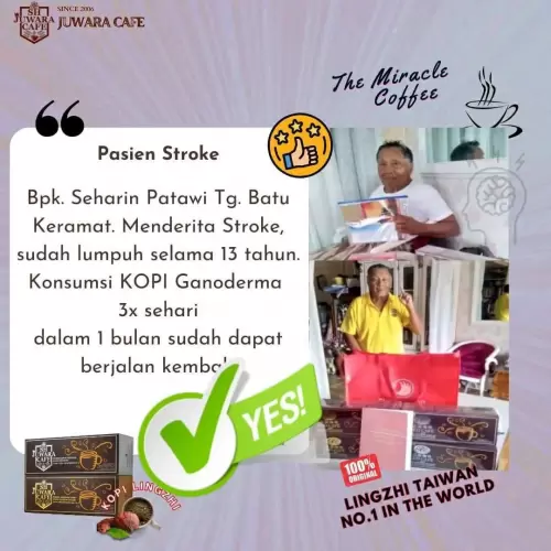 Testimoni pengguna kopi